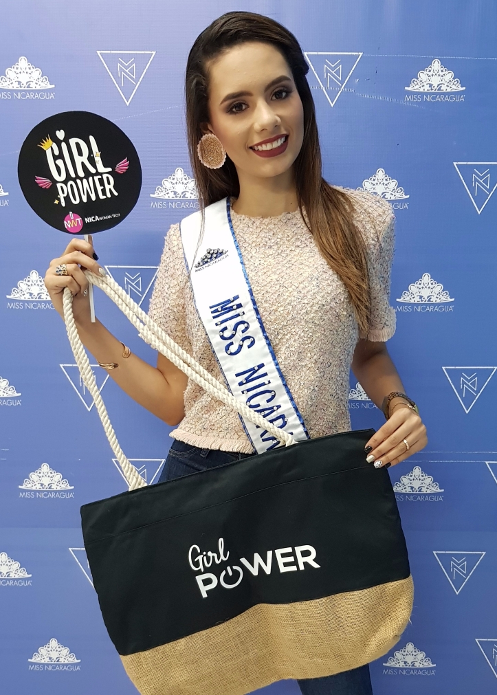 Miss Nicaragua 2019 toda una Powergirl! Foto:Nicawomantech